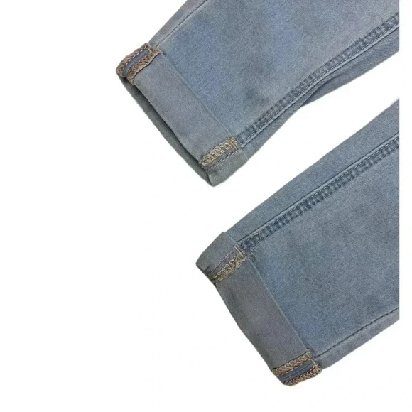 Wax Jeans Butt I Love You Distressed Skinny Light Wash Size 1 - Picture 5 of 7